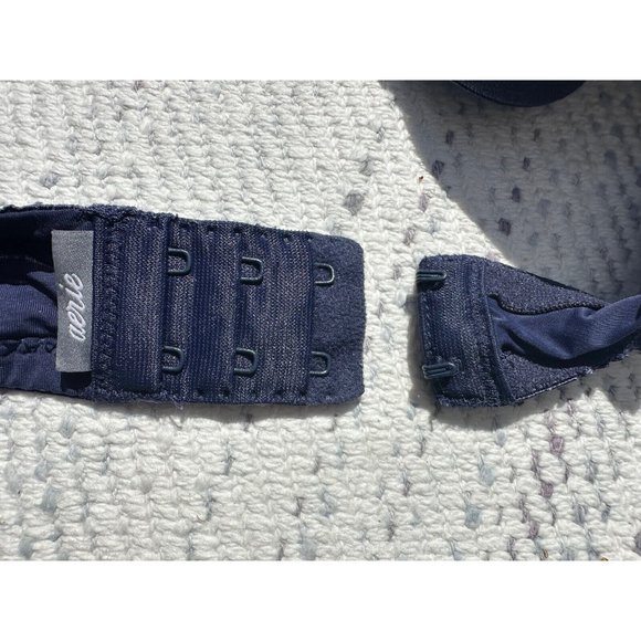 Aerie Bra 36C Blue Real Free Full Coverage Lined Underwire Pastel Adult Womens - Picture 8 of 12